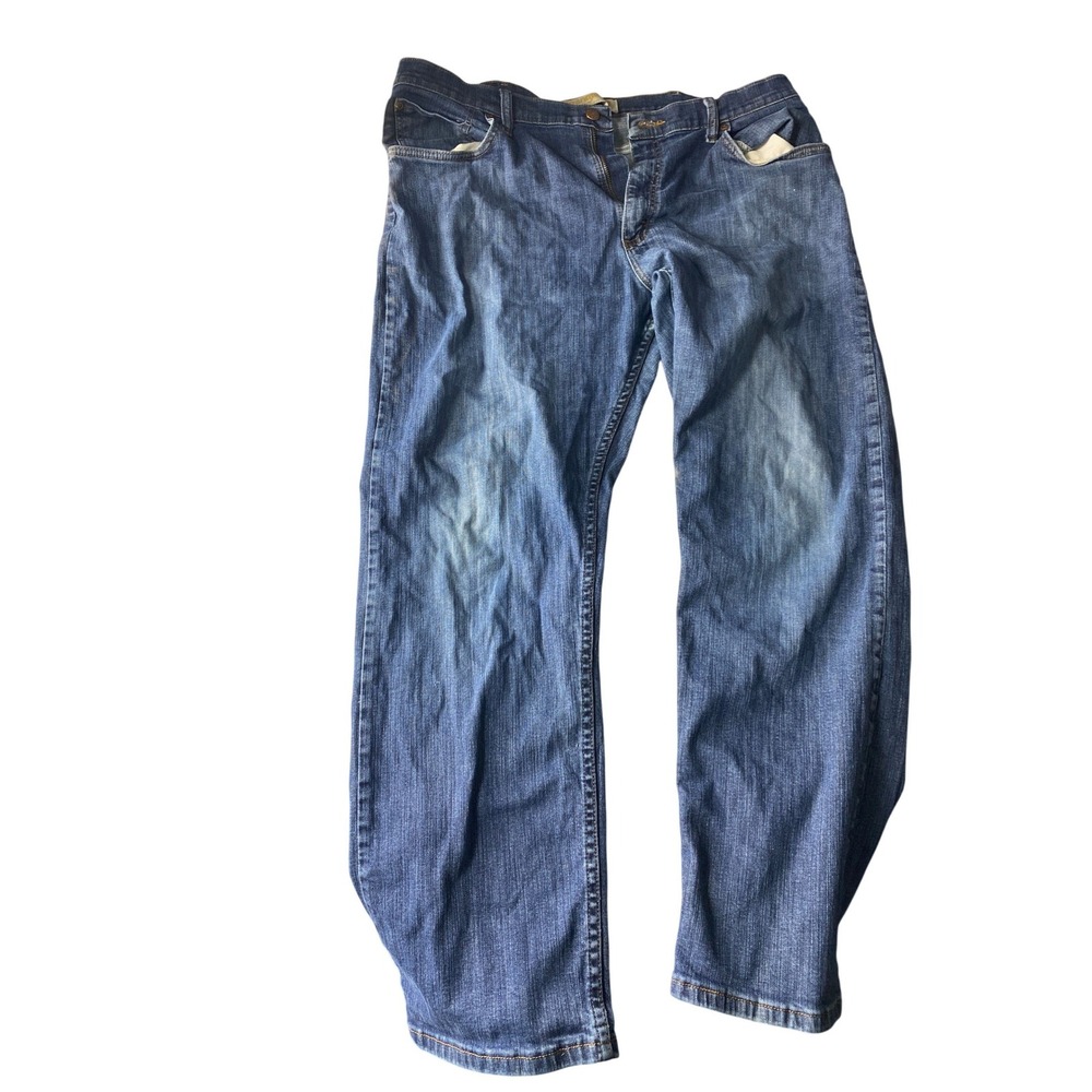 Wrangler Authentic Men's Straight Leg Jeans Blue Denim Size 36x30
